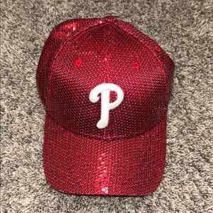 New Era Red Sequin Hat